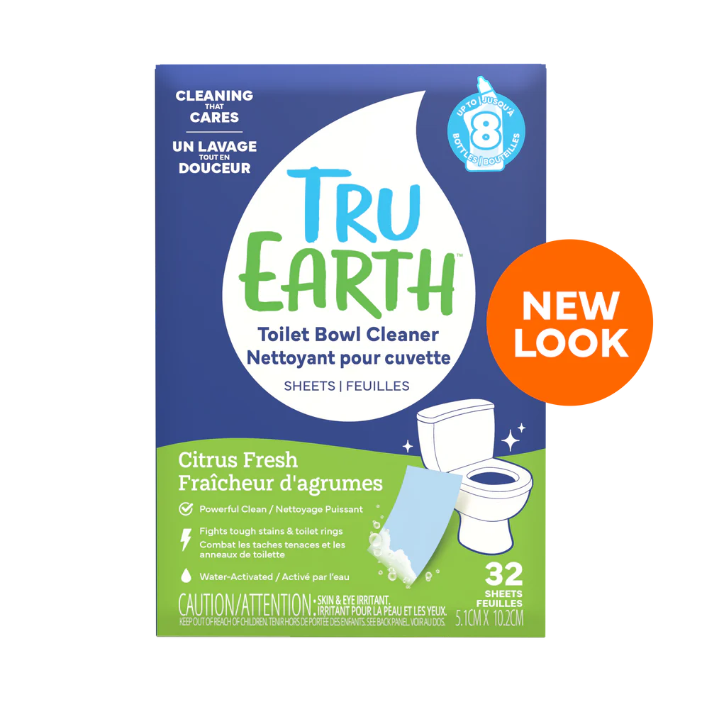 Tru Earth Toilet Bowl Cleaner – Citrus – 32 Strips