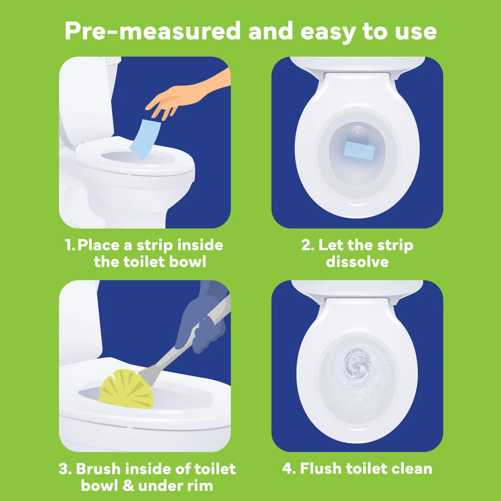 Tru Earth Toilet Bowl Cleaner – Citrus – 32 Strips