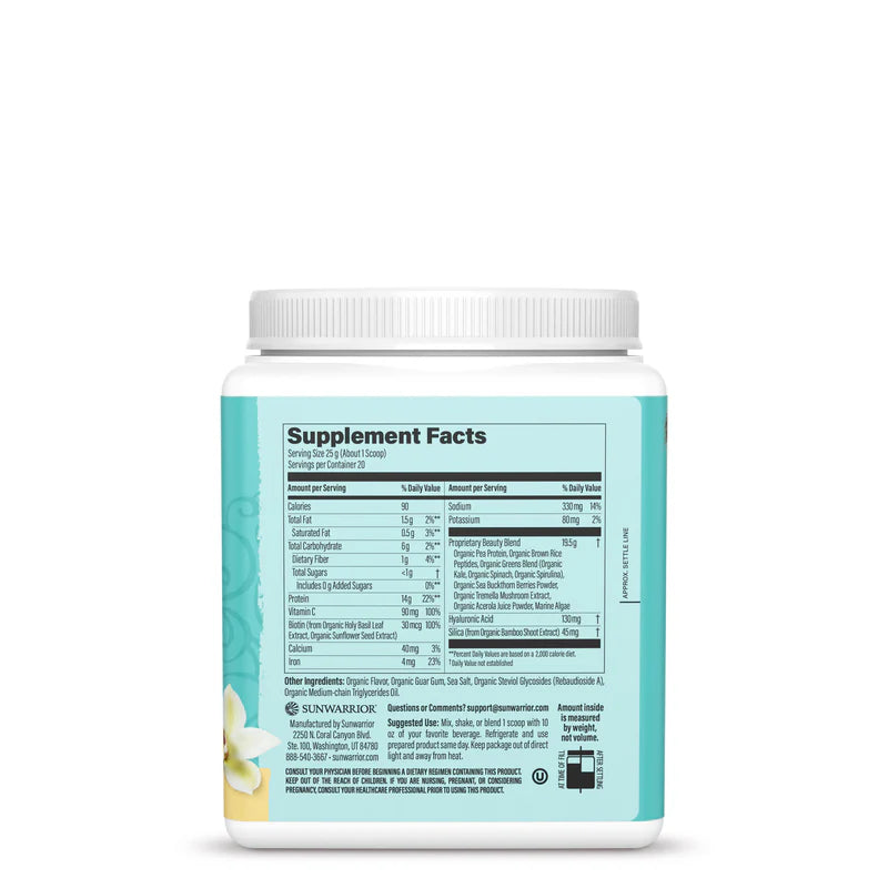 Sun Warrior Collagen Building Protein Peptides - Tahitian Vanilla