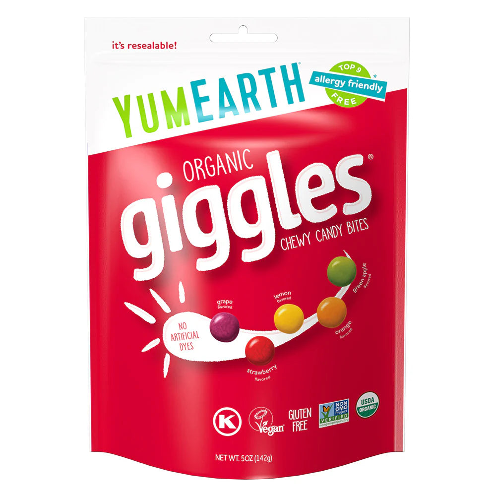 YumEarth Organic Giggles Chewy Candy Bites – 142 g