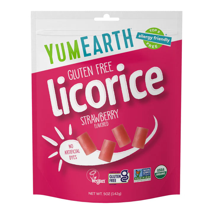 YumEarth Organic Gluten Free Strawberry Licorice – 142 g