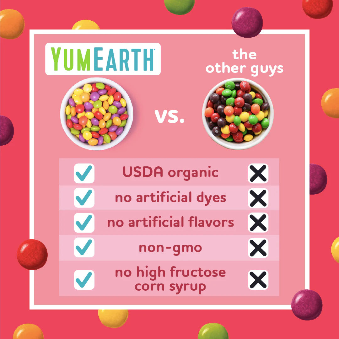 YumEarth Organic Giggles Chewy Candy Bites – 142 g