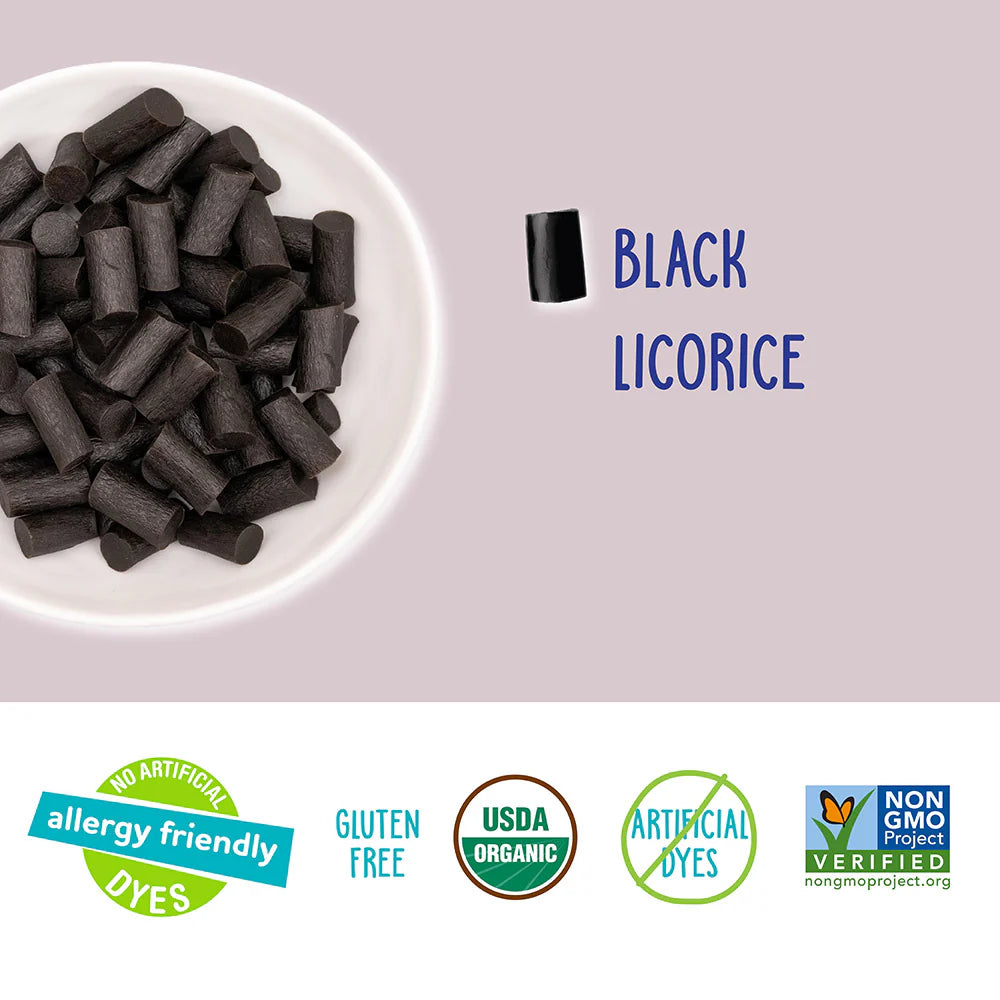 YumEarth Organic Gluten Free Black Licorice – 142 g