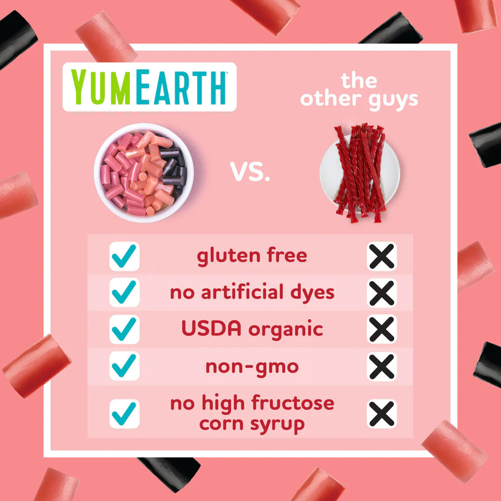 YumEarth Organic Gluten Free Black Licorice – 142 g