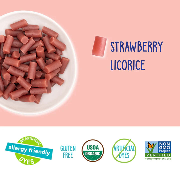 YumEarth Organic Gluten Free Strawberry Licorice – 142 g