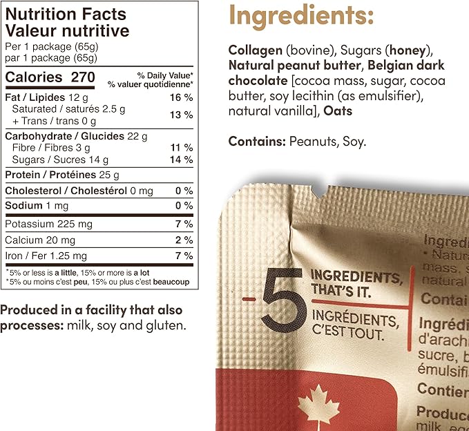 Zentein Peanut Butter Cup Protein Bar – 65g Bars