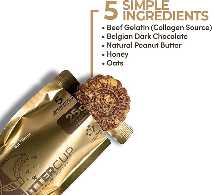 Zentein Peanut Butter Cup Protein Bar – 65g Bars