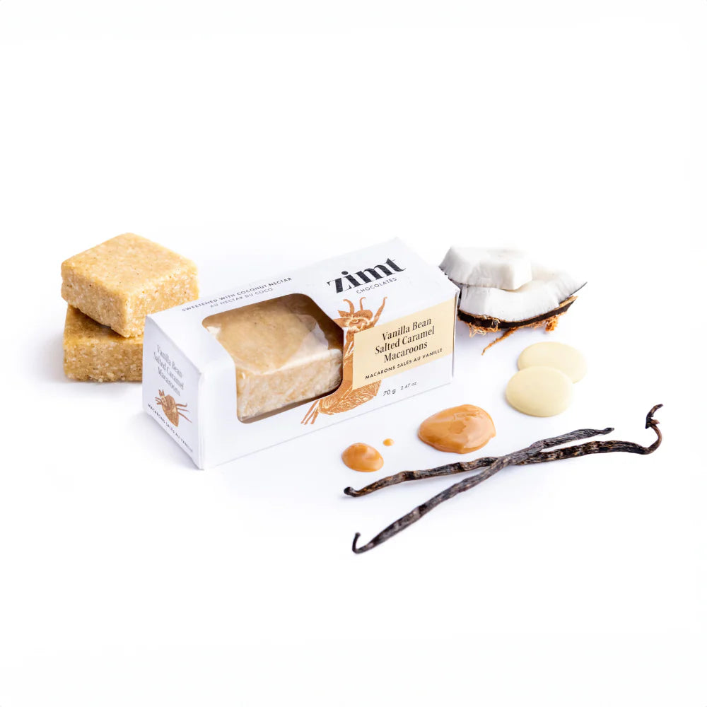 Zimt Salted Vanilla Bean Caramel Macaroons – 2 Pack