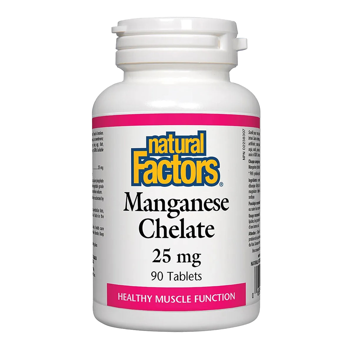 Natural Factors Manganese Chelate 25 mg - 90 Tablets