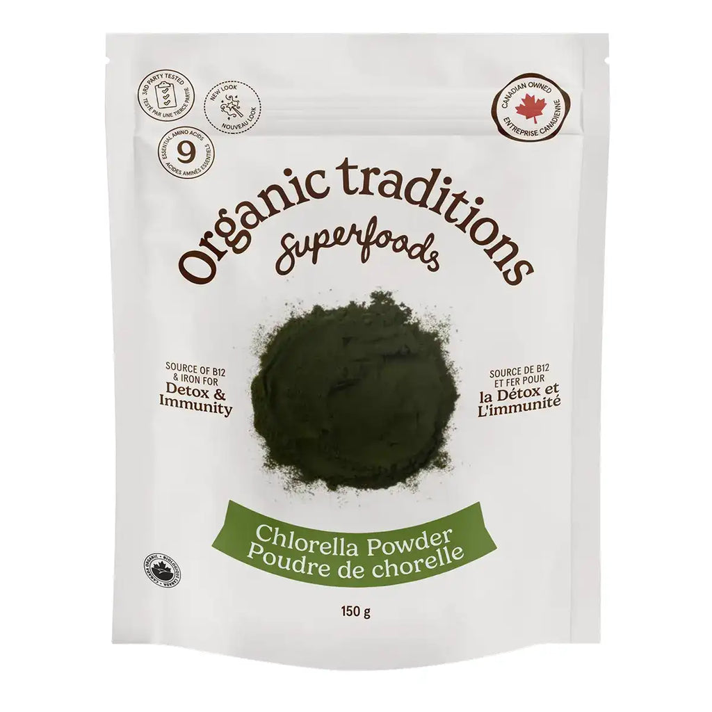 Organic Traditions Chlorella Powder - 150 g