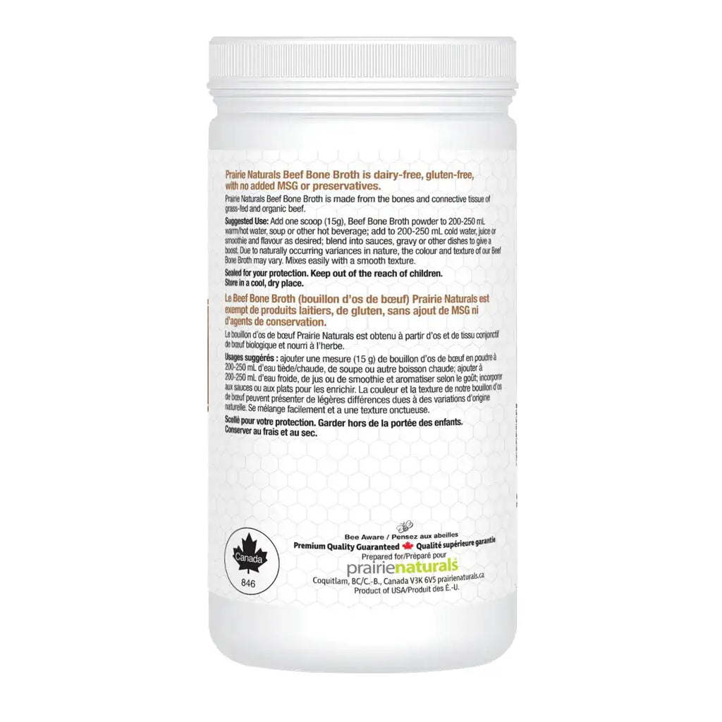 Prairie Naturals Bone Broth Protein Beef - 300 g