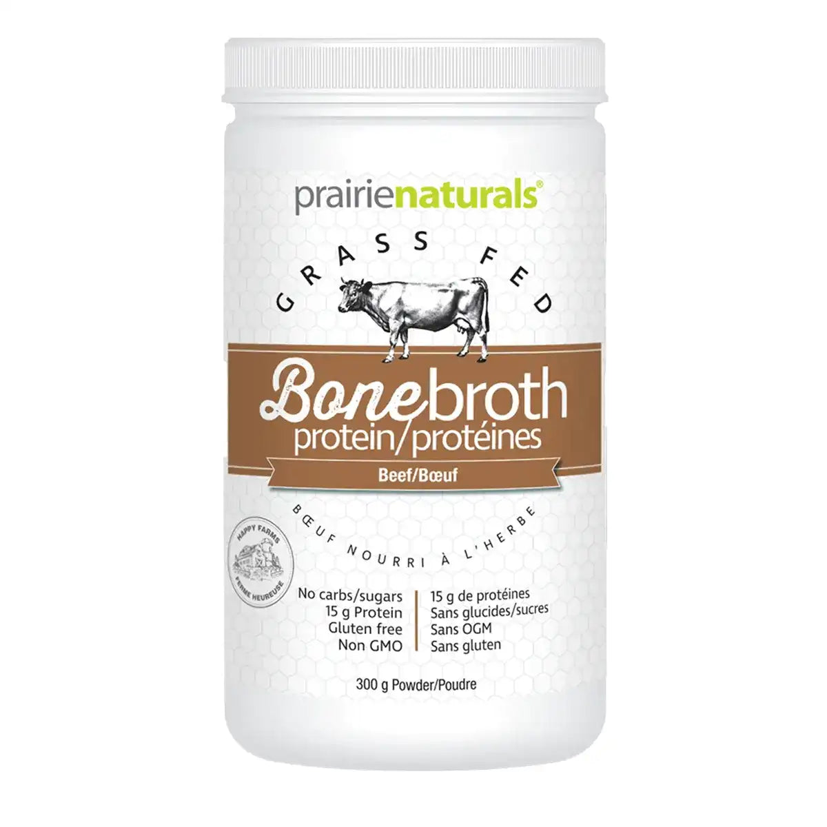 Prairie Naturals Bone Broth Protein Beef - 300 g