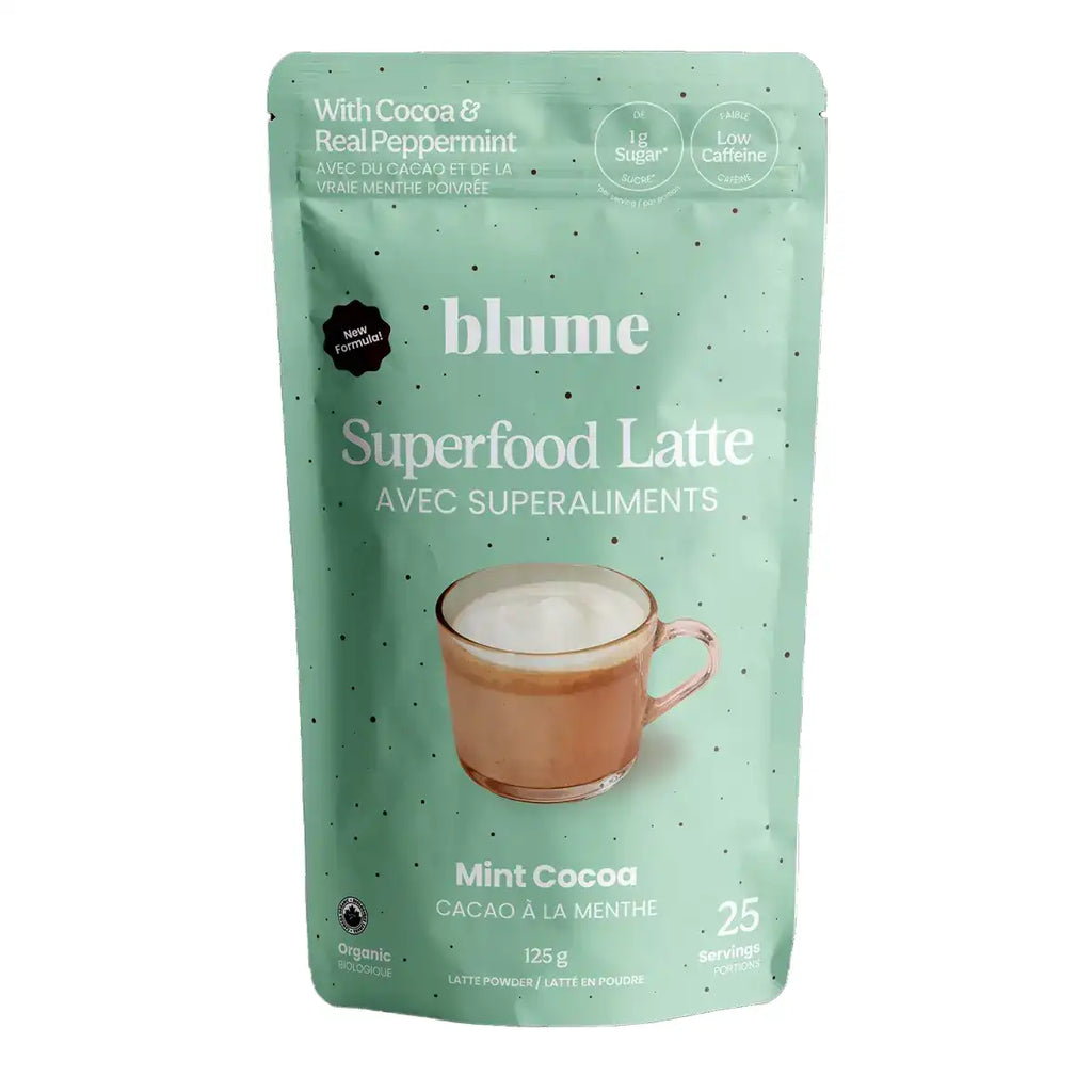 Blume Superfood Latte Powder Mint Cocoa Blend - 25 Servings