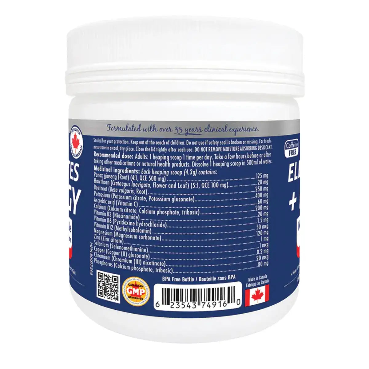 Naka Platinum Electrolytes + Energy Natural Berry 250 g
