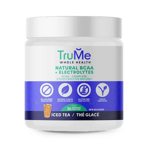 Tru Me Wellness Bcaa Powder with Electrolytes - Iced Tea