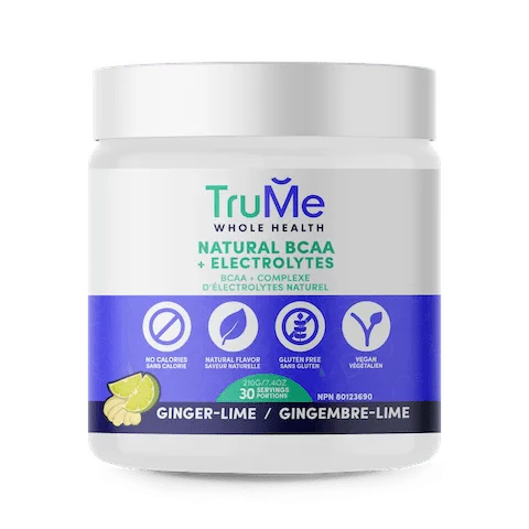 Tru Me Wellness Bcaa Powder with Electrolytes - Ginger Lime