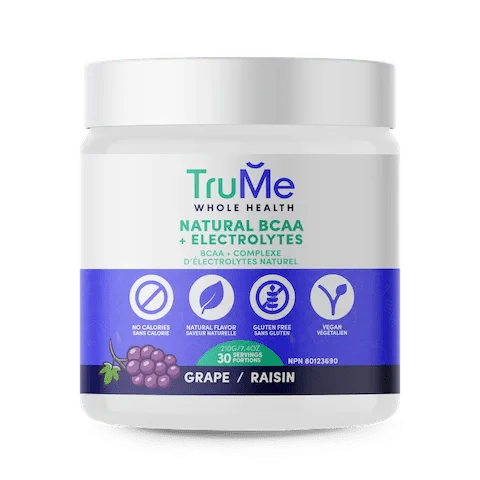 Tru Me Wellness Bcaa Powder with Electrolytes - Grape