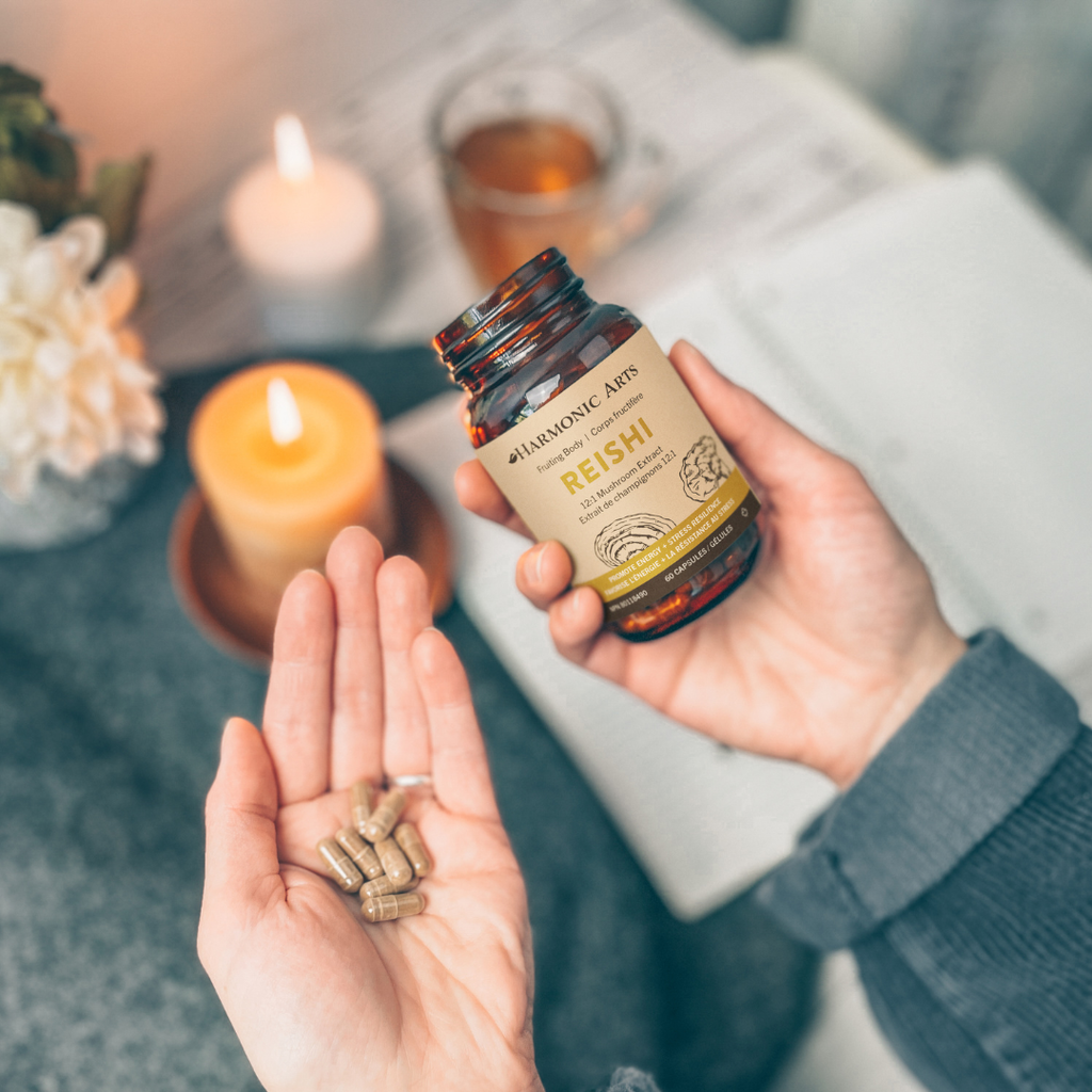 Harmonic Arts Reishi Mushroom Capsules - 60 Capsules